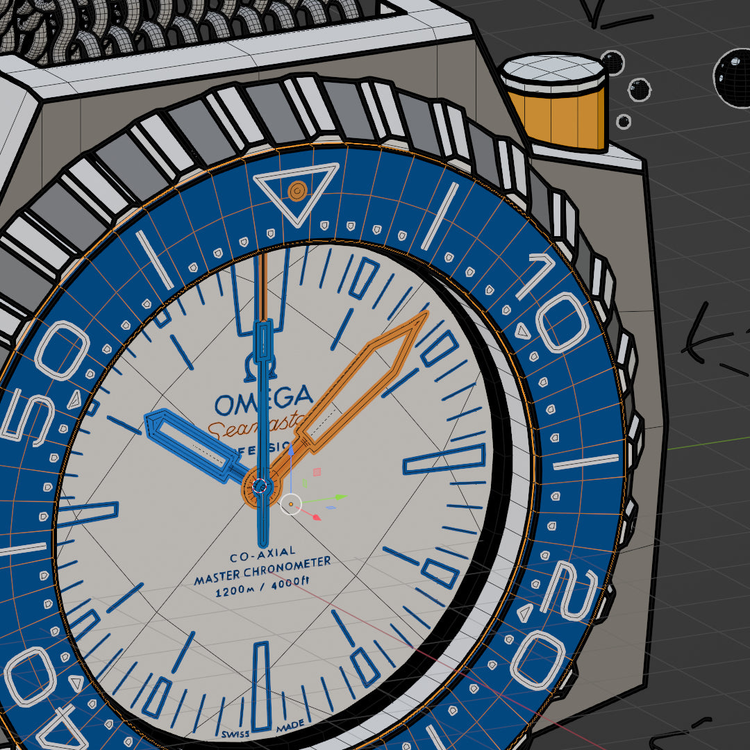 Omega PloProf - Blue Bezel Print